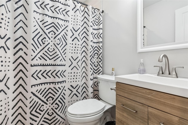 5 Coolidge Rd, Hampton Bays, NY 11946 - bathroom with vanity and a shower with shower curtain