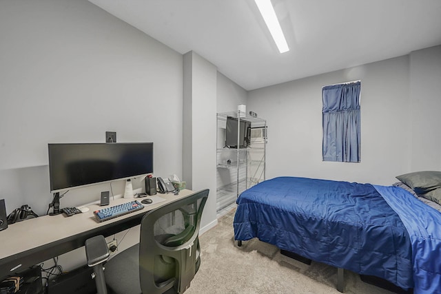 6851 Clyde St, Forest Hills, NY 11375 - bedroom featuring carpet, an office area, and lofted ceiling
