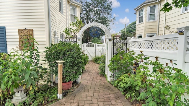16 Clement St, Glen Cove, NY 11542 - view of patio with a gate