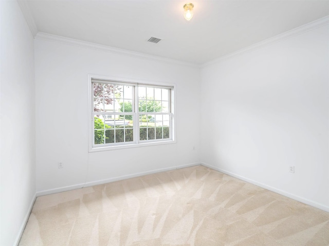 195 Pond View Dr Unit Ca0208, Port Washington, NY 11050 - carpeted empty room featuring ornamental molding and baseboards