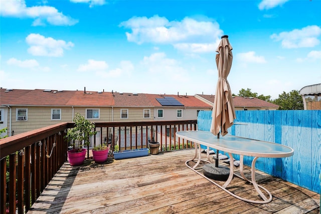 21 Carol Pl, Staten Island, NY 10303 - wooden deck with a residential view