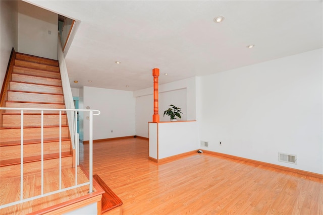 21 Carol Pl, Staten Island, NY 10303 - stairs featuring wood finished floors and recessed lighting