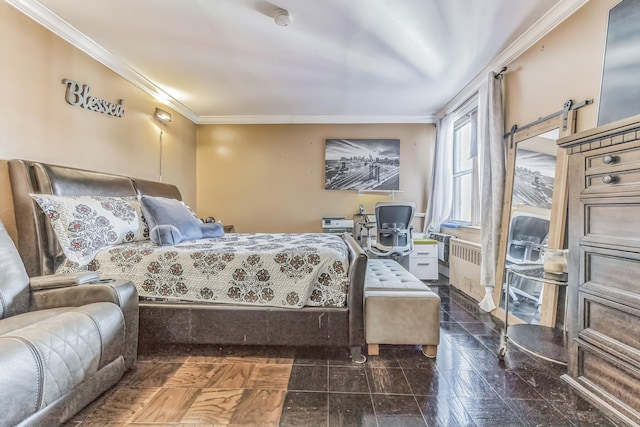101 Highland Ave Unit 6R, Yonkers, NY 10705 - bedroom featuring ornamental molding