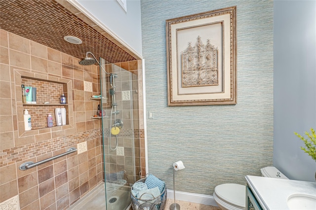 60 Jeremy Cir, Nesconset, NY 11767 - bathroom with vanity and tiled shower