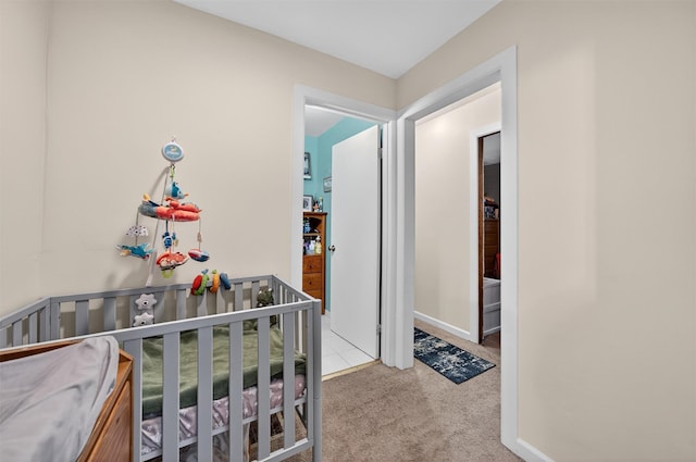8 First St, Godeffroy, NY 12729 - hall featuring carpet and baseboards