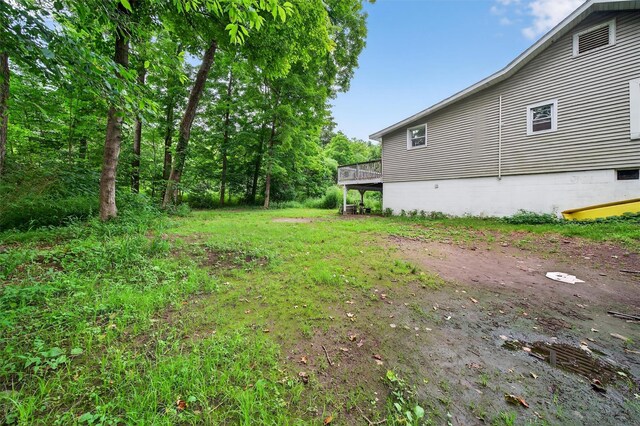 8 First St, Godeffroy, NY 12729 - view of yard with a deck