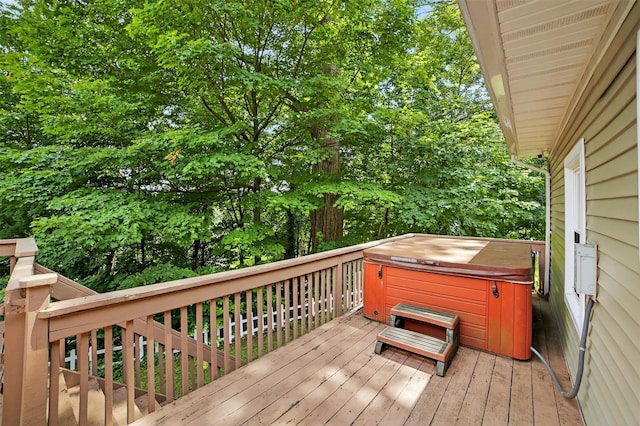 46 Alta Pl, Yonkers, NY 10710 - deck with a hot tub