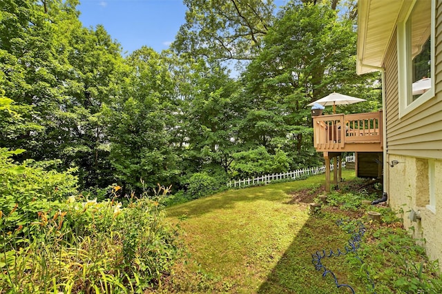 46 Alta Pl, Yonkers, NY 10710 - view of yard featuring a deck