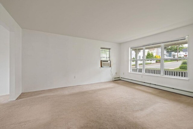 180 Depew Ave, Nyack, NY 10960 - carpeted spare room with a baseboard radiator and cooling unit