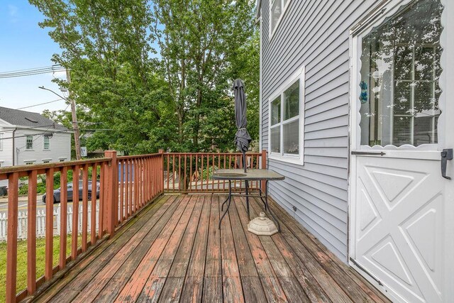 180 Depew Ave, Nyack, NY 10960 - view of wooden terrace