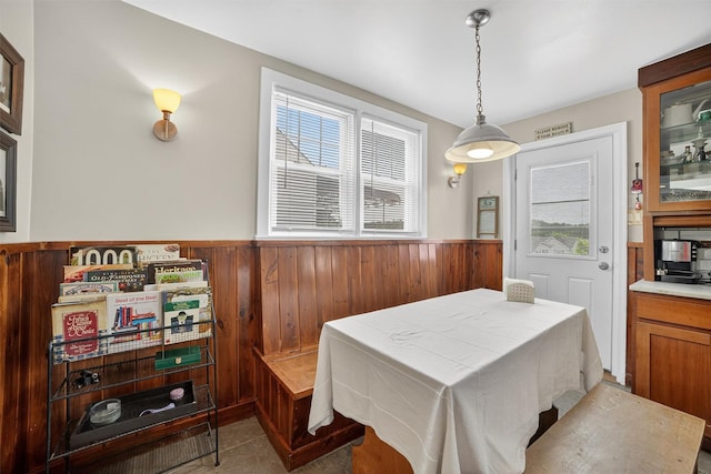 167 Hillview Ave, Yonkers, NY 10704 - dining area with wainscoting and wooden walls