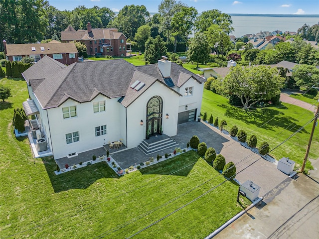 3 Fairview Ln, Glen Cove, NY 11542 - aerial perspective of suburban area with a large body of water
