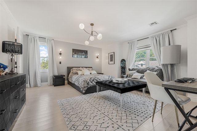 3 Fairview Ln, Glen Cove, NY 11542 - bedroom featuring crown molding