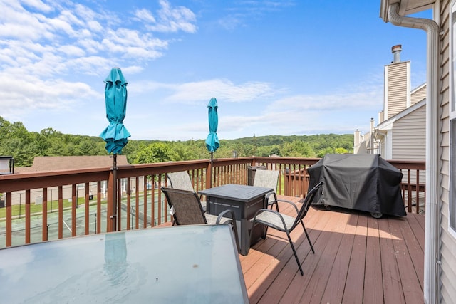 48 Sparrow Ridge Rd, Carmel, NY 10512 - deck featuring outdoor dining space and area for grilling