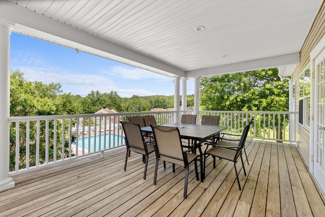 48 Sparrow Ridge Rd, Carmel, NY 10512 - deck with outdoor dining area