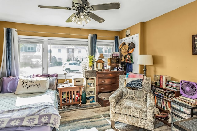 18 Seawane Rd, East Rockaway, NY 11518 - bedroom featuring multiple windows and a ceiling fan
