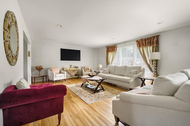 7 Frost Ln, Hartsdale, NY 10530 - living room featuring light wood-style floors and recessed lighting