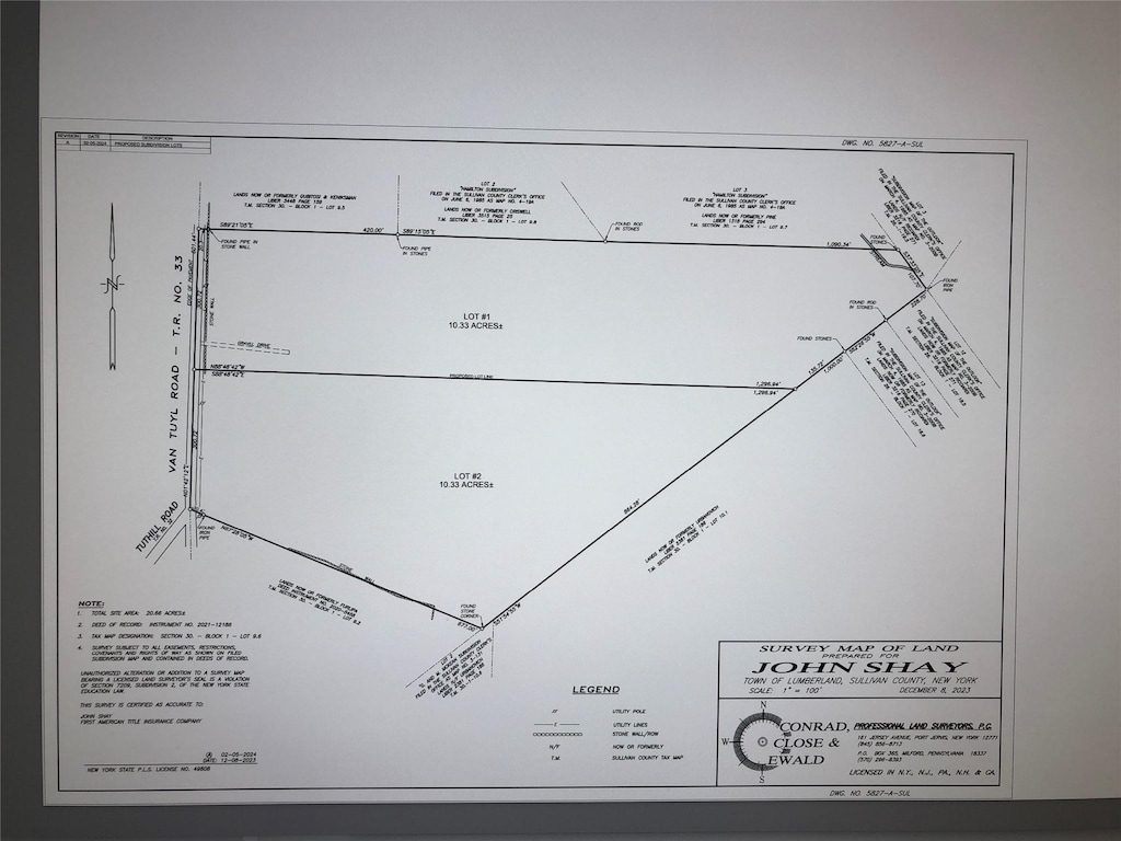 LOT1 Van Tuyl Rd, Barryville, NY 12719
