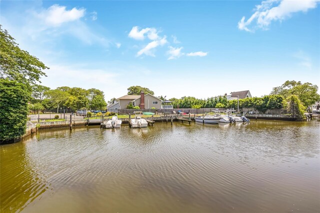 45 Mc Cue Ln, Babylon, NY 11702 - dock featuring a water view