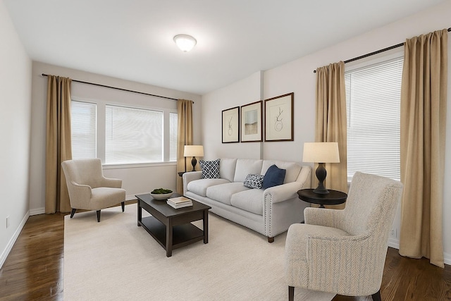 401 Ocean Ave, Malverne, NY 11565 - living room with wood finished floors