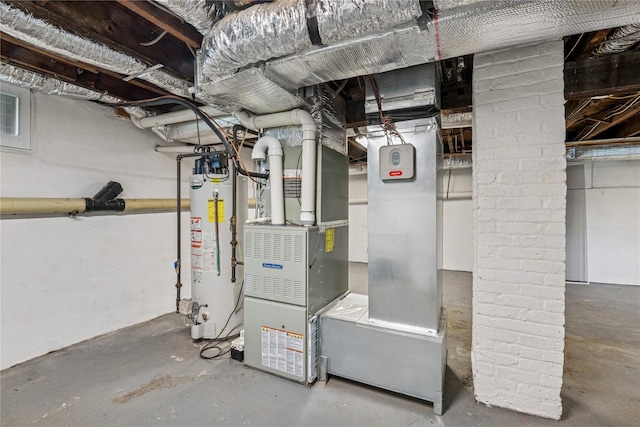 401 Ocean Ave, Malverne, NY 11565 - utilities featuring gas water heater and heating unit