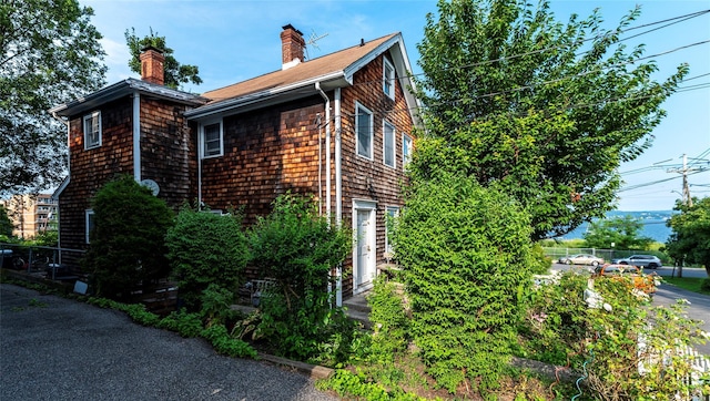 10 High Ave, Nyack, NY 10960 - view of side of home with a chimney