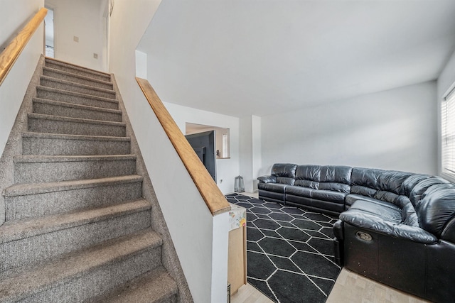108A Union Ave, Lake Ronkonkoma, NY 11779 - staircase featuring wood finished floors