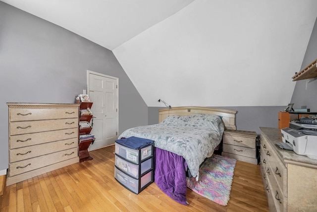 108A Union Ave, Lake Ronkonkoma, NY 11779 - bedroom with lofted ceiling and light wood finished floors