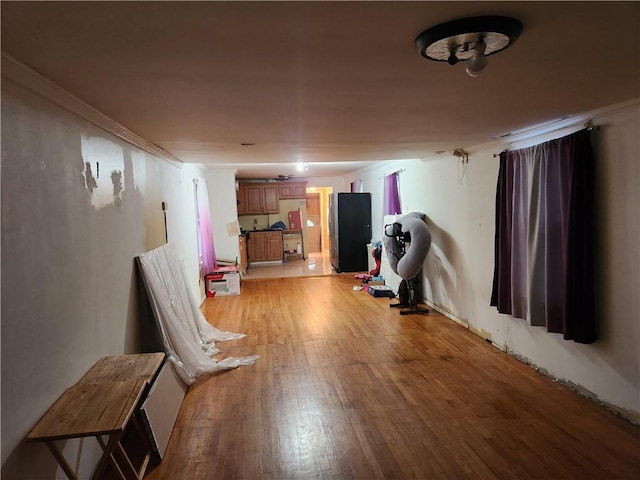 815 Swinton Ave, Bronx, NY 10465 - interior space with light wood-style floors and crown molding