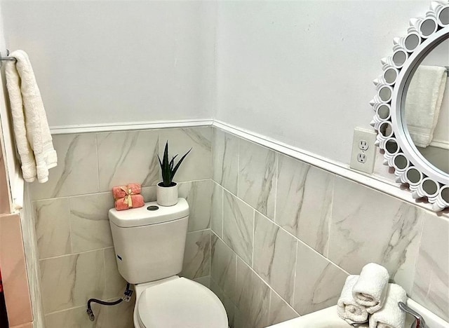 687 E 42nd St, Brooklyn, NY 11203 - half bath with tile walls and wainscoting