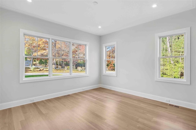 34 Old Main Rd, Quogue, NY 11959 - unfurnished room with light wood-type flooring and recessed lighting