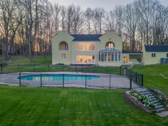 530 S Centre Island Rd, Centre Island, NY 11771 - rear view of property featuring stucco siding