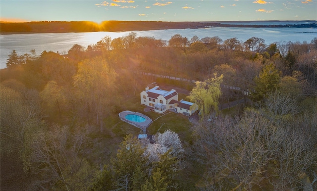 530 S Centre Island Rd, Centre Island, NY 11771 - aerial view of property and surrounding area featuring a large body of water
