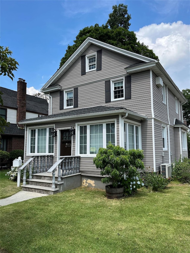 53 Spruce Ave, Floral Park, NY 11001 - view of front of home featuring a front yard