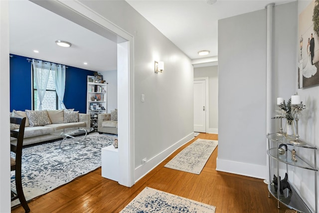 37 Central Ave Unit 2G, Hartsdale, NY 10530 - hall with wood finished floors
