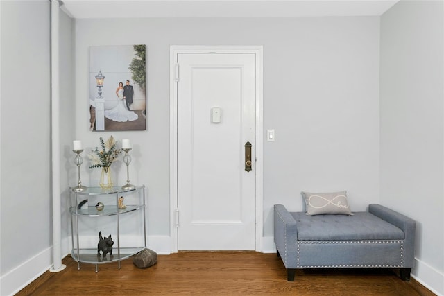 37 Central Ave Unit 2G, Hartsdale, NY 10530 - living area featuring wood finished floors and baseboards