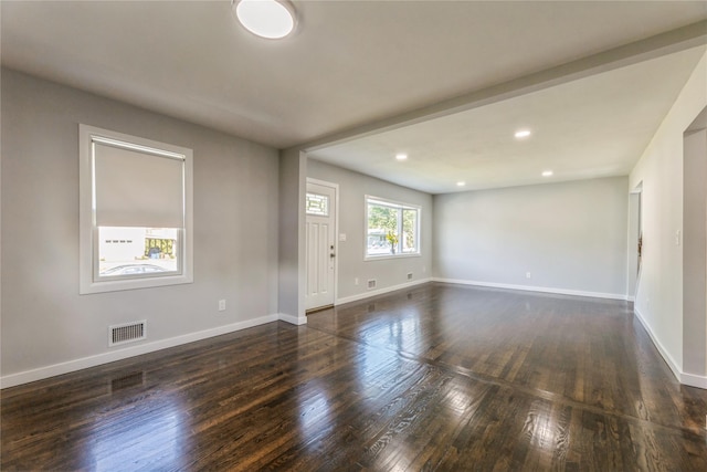 34 Klein Ave, West Nyack, NY 10994 - unfurnished room with wood finished floors and recessed lighting