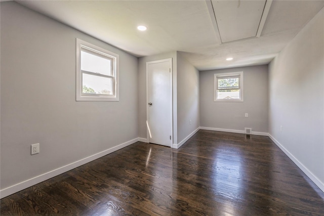 34 Klein Ave, West Nyack, NY 10994 - empty room featuring dark wood-style floors and recessed lighting
