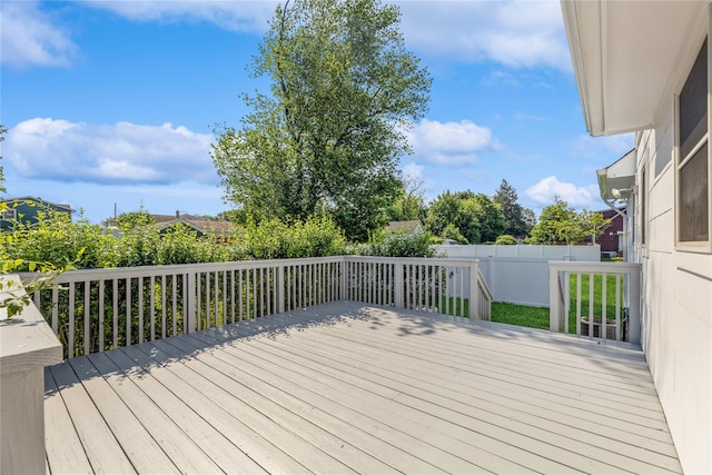 34 Klein Ave, West Nyack, NY 10994 - deck with a fenced backyard