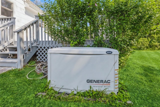 34 Klein Ave, West Nyack, NY 10994 - exterior view of a power unit and stairs