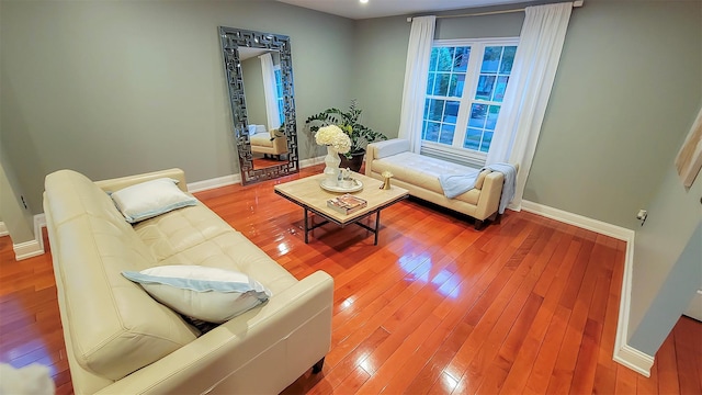 948 Orlando Ave, West Hempstead, NY 11552 - living area featuring hardwood / wood-style flooring