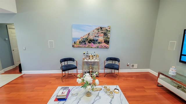 948 Orlando Ave, West Hempstead, NY 11552 - sitting room featuring wood finished floors