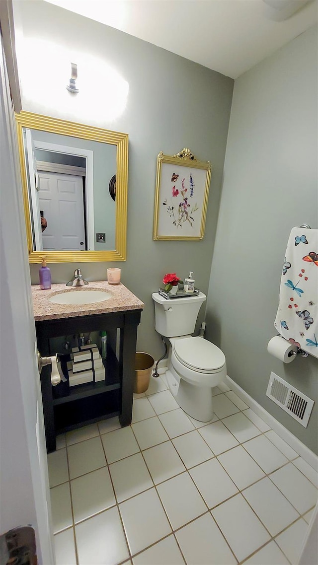 948 Orlando Ave, West Hempstead, NY 11552 - bathroom with vanity and tile patterned floors