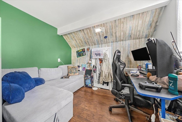 48 Eastview Rd, Highland Mills, NY 10930 - office space featuring lofted ceiling and wood finished floors
