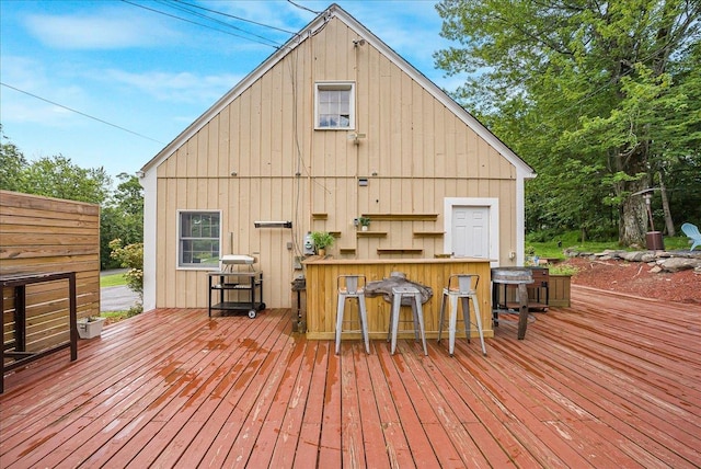 48 Eastview Rd, Highland Mills, NY 10930 - wooden terrace featuring a grill