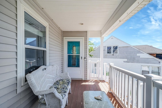 43 E Jackson Ave, Babylon, NY 11702 - view of wooden terrace