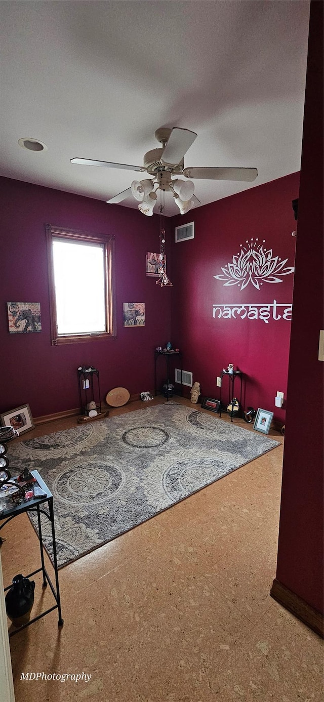385 Oceanside Pkwy, Oceanside, NY 11572 - interior space featuring ceiling fan