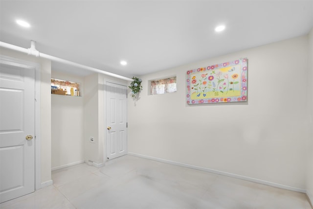 31 Pilgrim St, New Hyde Park, NY 11040 - unfurnished bedroom featuring recessed lighting and multiple windows