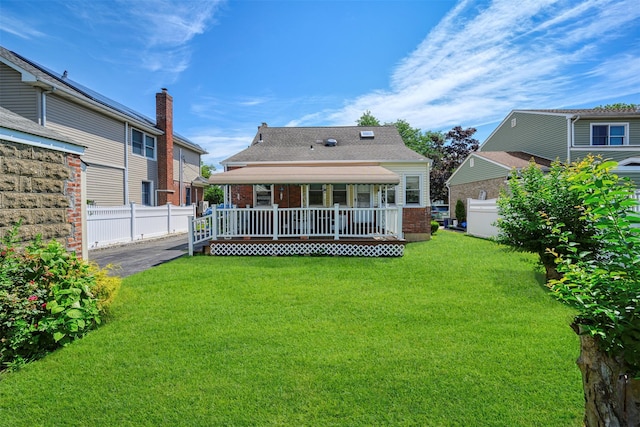 31 Pilgrim St, New Hyde Park, NY 11040 - rear view of house with brick siding