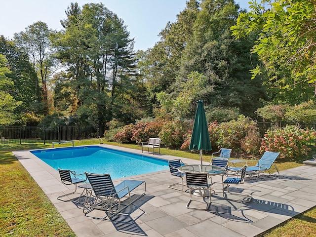 537 Moriches Rd, Head Of The Harbor, NY 11780 - view of swimming pool with a patio area